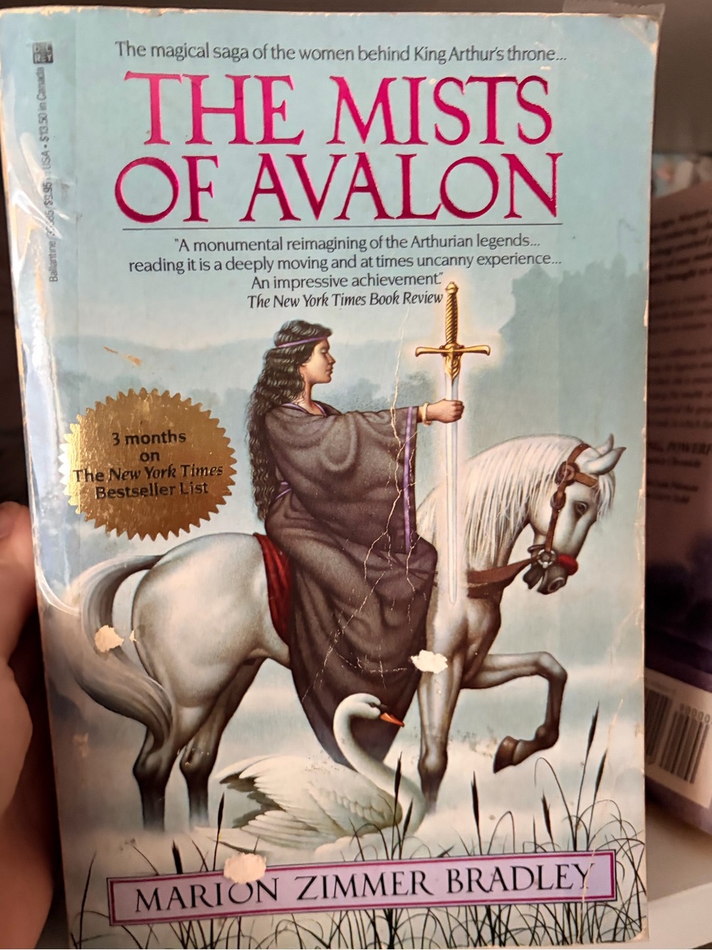 The Mists of Avalon Marion Zimmer Bradley Vintage Paperback Arthurian Fantasy